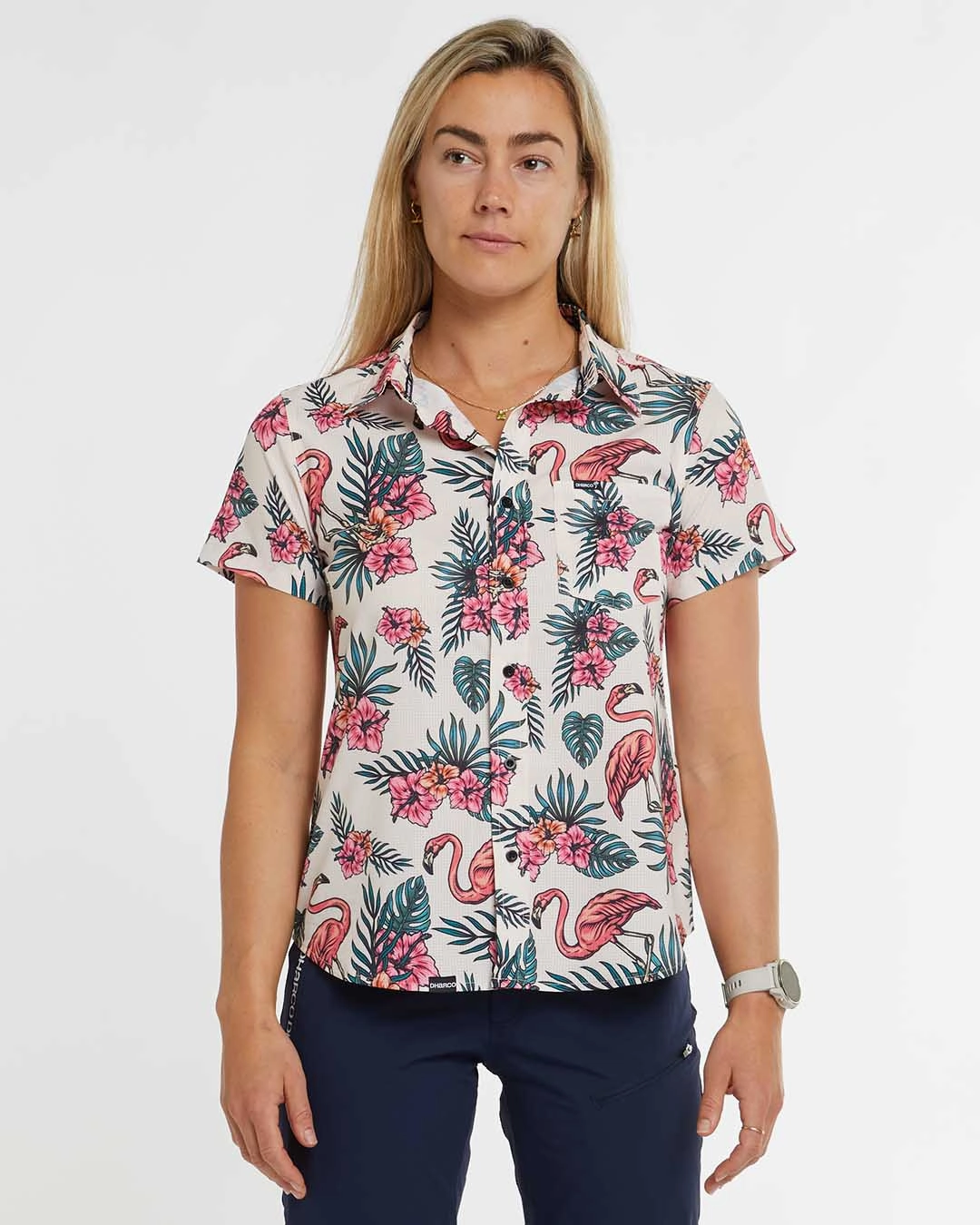 Weekend Casual Layering Essential Womens Tech Party Shirt | Crissy