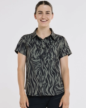 No Slip Shoulder Grip Womens Tech Party Shirt | Cypress