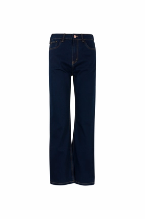 Effortless casual Style Element Wonder Denim Flare leg Jeans | DARK INDIGO | 6608B1