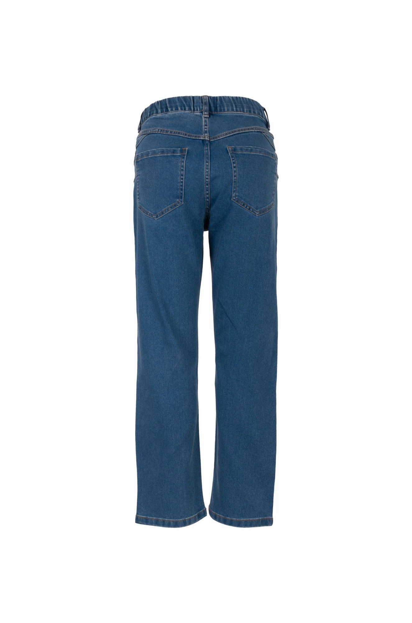 Wonder Denim Xtra Short Jeans | MID INDIGO | 6621B1 Modern Minimalist Urban Explorer Unisex Friendly