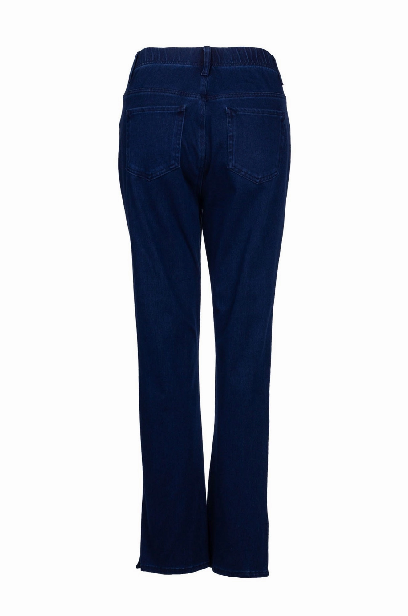 Versatile Relaxed Style Wonder Stretch Denim Short Jeans | DARK BLUE | 6942B1