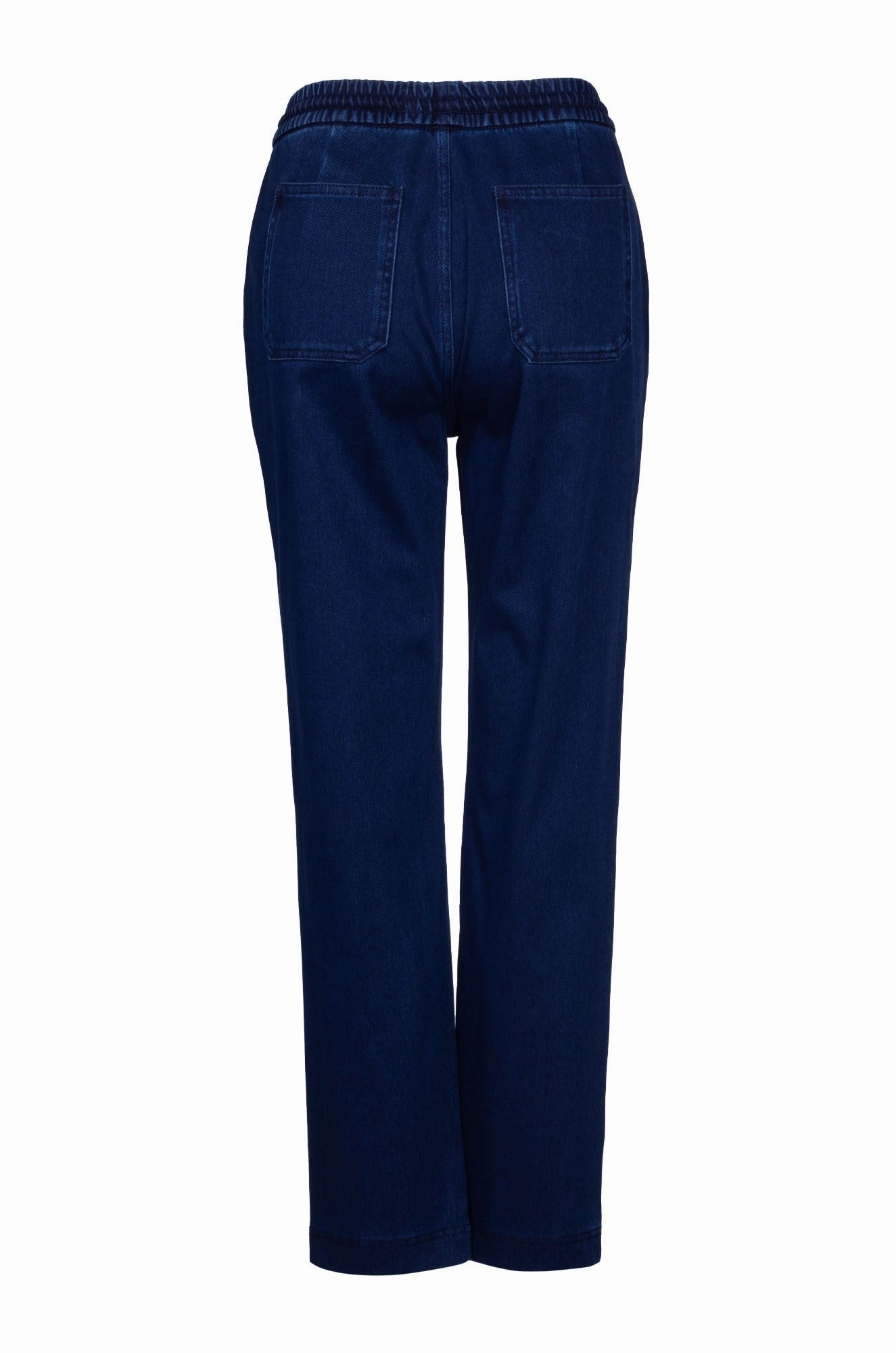 Wonder Stretch Denim Short Jeans | DARK BLUE | 6944B1 Eco Friendly Chill Outfit Road Trip Laser Cut Edges