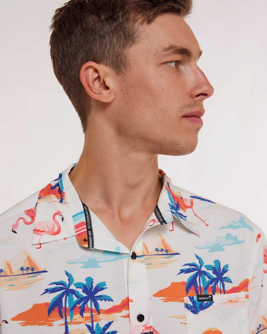 Mens Tech Party Shirt | Jessie Slim Silhouette