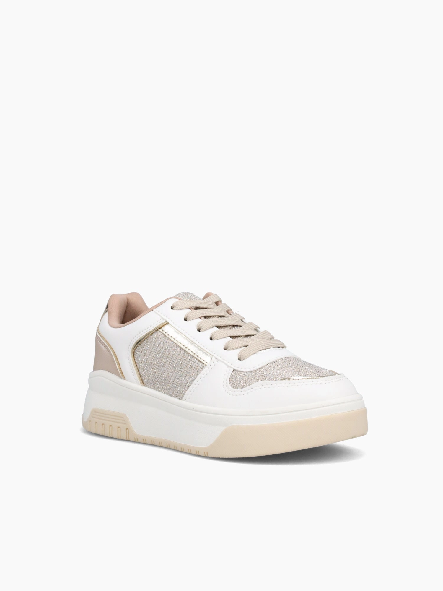 Traction pattern Cushioned performance Yadi Gold Smooth Metallic