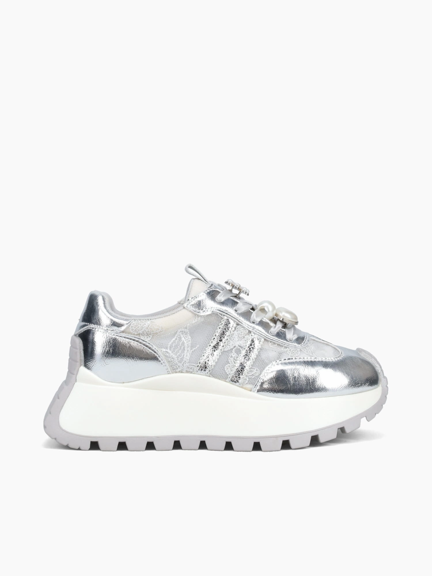 Training Style Abrasion Resistant Reinforcement Yani Silver Mesh