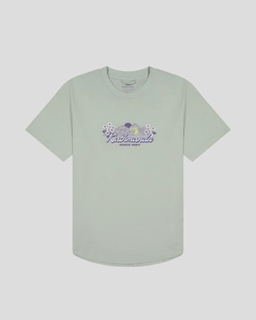 QuickDrying BondedEdges Women??s Mt Cook Lily Organic Cotton T-Shirt - Light Sage