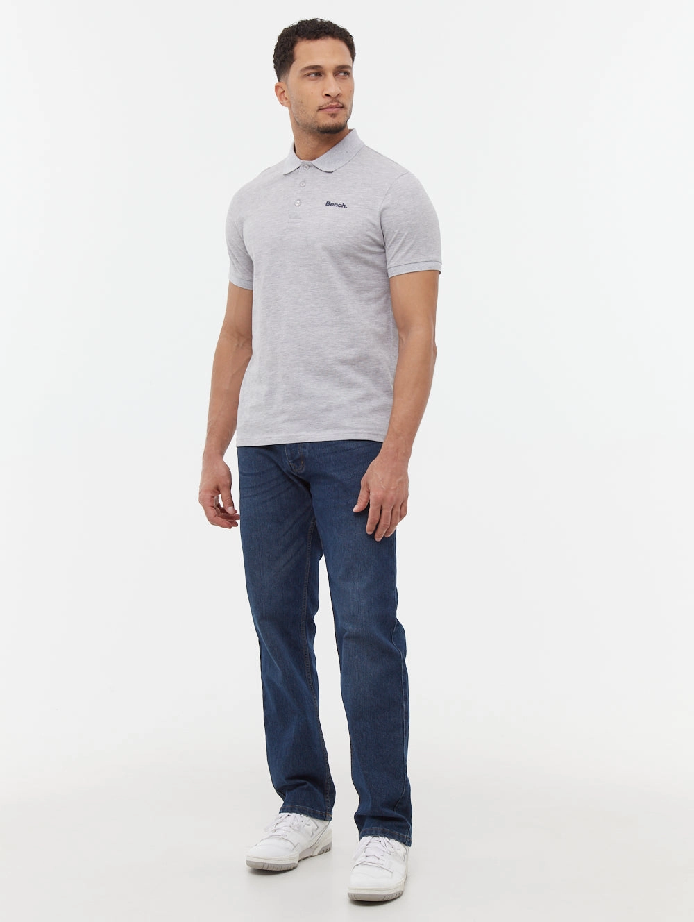 Yessio Emblem Polo Lightweight Knit