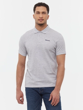 Yessio Emblem Polo Curved Hemline