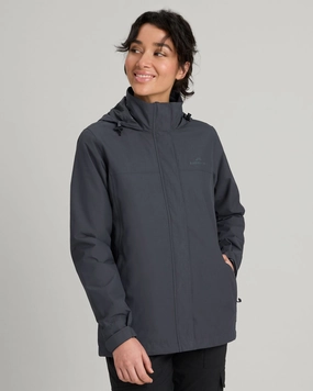 Ergonomic Fit Women's Andulo 2-layer Rain Jacket - Night